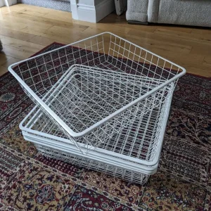 5 IKEA mesh baskets