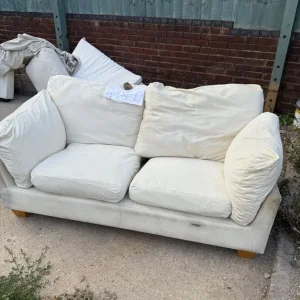 Cream sofa