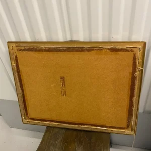 Jean Marcie le Guen framed vintage print Le Jardin du poete - Image 4