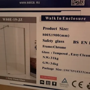 Full height walk-in shower screen - Image 2