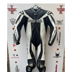 Arlen Ness magnesium race leathers UK 40