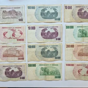 2008 Bank of Zimbabwe Hyperinflation Banknotes – Thousand and Million Denominations - Image 2