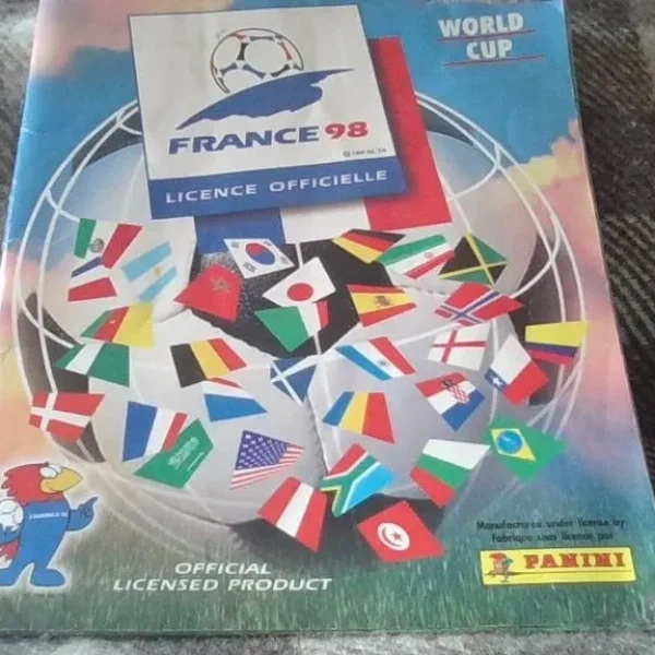 France '98 World Cup Football Sticker Book