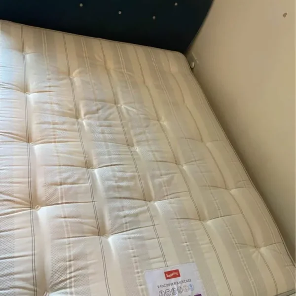 double bed with mattress