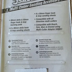 Silverline multi cutter sanding accessory set - Image 2