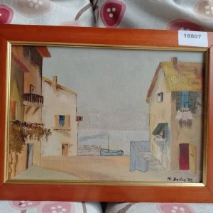 n barton’83 oil on canvas, 30cm w x 22cm h, ref:18807 - Image 5