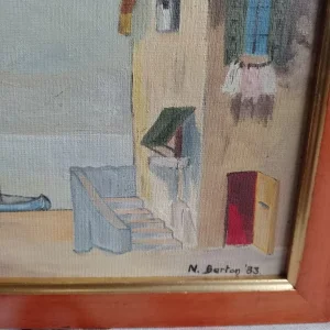 n barton’83 oil on canvas, 30cm w x 22cm h, ref:18807 - Image 6