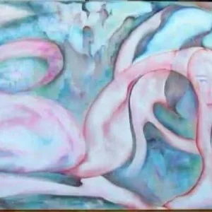 Large contemporary oil painting on canvas - Image 2