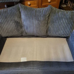 GREY CORD SOFA - Image 4
