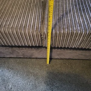 GREY CORD SOFA - Image 5