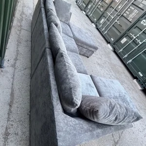 Large Grey U Shape Sofa - Image 5