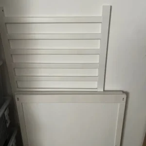 IKEA Sundvik White Cot with Mattress