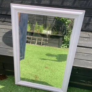 Pink Lilac Purple Wooden Mirror