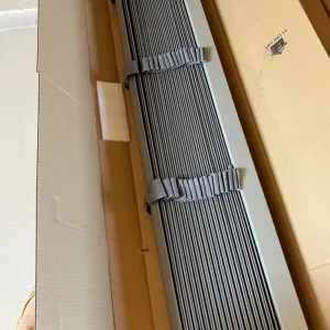 Graphite Grain & Anthracite Faux Wood Blind - Image 2