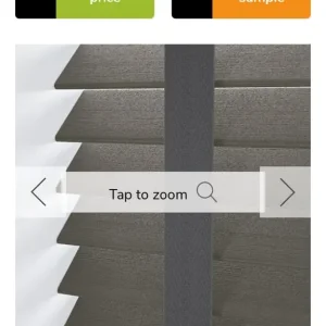 Graphite Grain & Anthracite Faux Wood Blind - Image 6