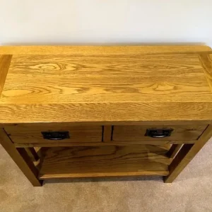 Oak Console Table - Image 2