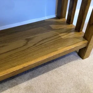 Oak Console Table - Image 5