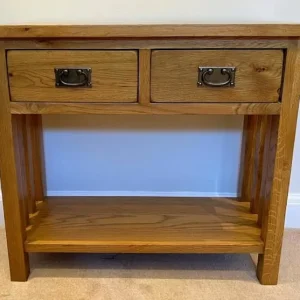 Oak Console Table