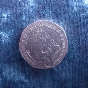 Rushen Abbey 20p coin - Image 2