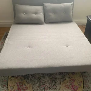 Made Haru 2 seater sofa bed in grey - Image 2