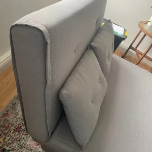 Made Haru 2 seater sofa bed in grey - Image 3