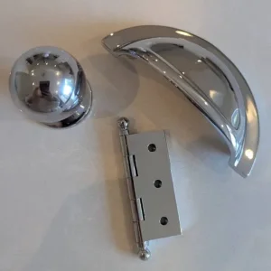 Tom Howley Kitchen Ironmongery Set, Polished Chrome - Image 4