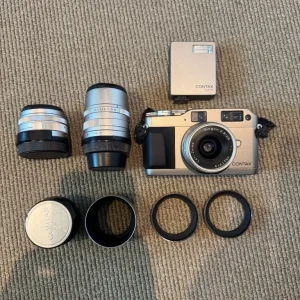 Contax G1 35mm Camera with 28, 45 & 90mm Lenses and TLA 140 Flash