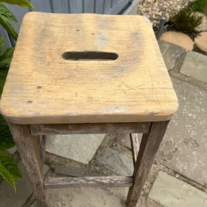 Stool (Old) Natural Wood - Image 3