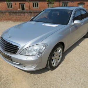 Mercedes S550 W221 2007 Metallic Iridium Silver with Japanese Service History - Image 8