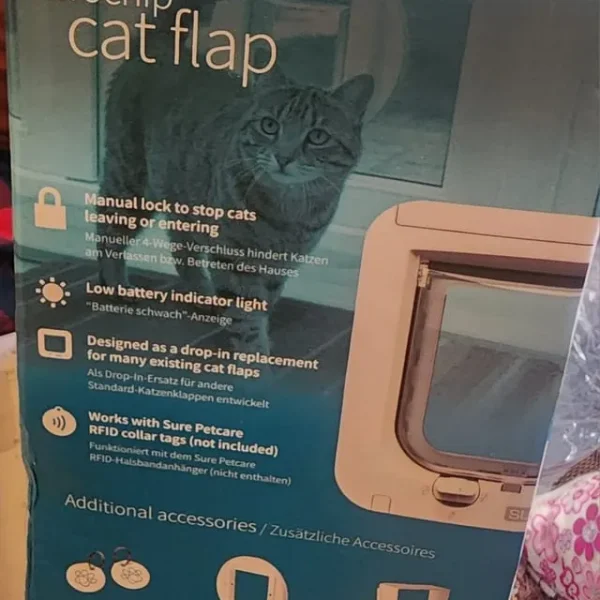 Microchip cats flap