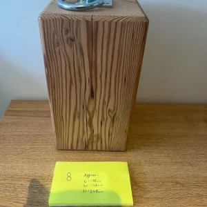 Handmade wooden doorstops from old workbench legs - Image 3