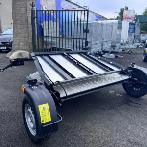 Foldable tiltbed motorcycle trailer 750kg - Image 7