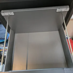 IKEA black 3 drawer filing cabinet - Image 3