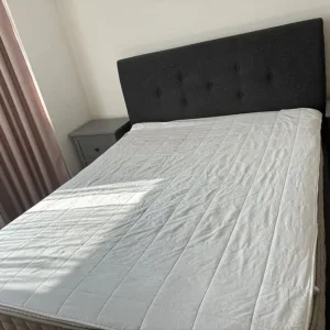 King Size IKEA Bed – Gunnared Dark Grey - Image 3