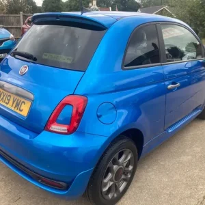 2019 Fiat 500 1.2 S 3dr Hatchback – Electric Metallic Blue - Image 4