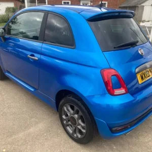 2019 Fiat 500 1.2 S 3dr Hatchback – Electric Metallic Blue - Image 6