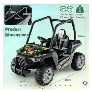 24V Kids Ride-on Car with 3 Adjustable Speeds - Image 2