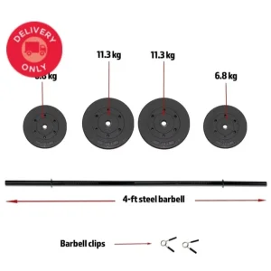 Marcy MWB-36780B Starter Weight Bench with 35kg set and butterfly arms - Image 4