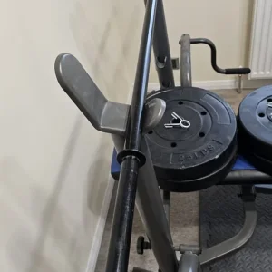 Marcy MWB-36780B Starter Weight Bench with 35kg set and butterfly arms - Image 8