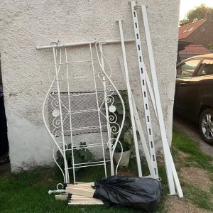 Laura Ashley Kingsize Wrought Iron Bedframe - Image 8