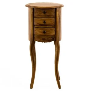 Teak bedside tables pair - Image 3