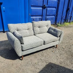 IKEA 2-Seater Grey Sofa - Image 2