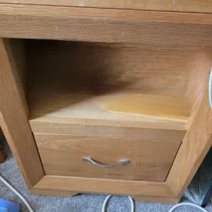 Oak FurnitureLand Wardrobe, Bedside Table, Chest and Divan - Image 3