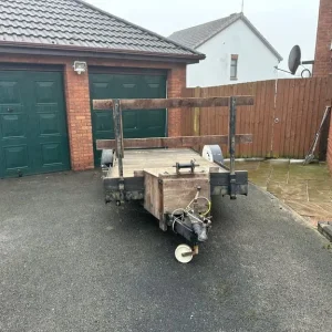 Flatbed Car Trailer - Braked, Wooden Floor, 1.9 x 4.2m - Image 3