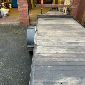 Flatbed Car Trailer - Braked, Wooden Floor, 1.9 x 4.2m - Image 7
