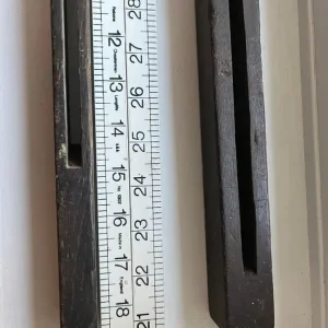ANTIQUE SHIPWRIGHT HARDWOOD BEVEL STOCK x2 - Image 5