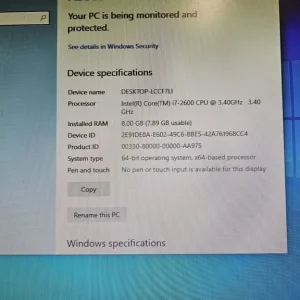 HP Compaq Desktop with i7 and 8GB RAM - Image 3
