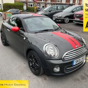 2015 MINI Coupe 1.6 Cooper Euro 6 (s/s) 2dr Petrol Manual