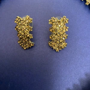Bronze Costume Jewellery Necklace and Earrings Set - Image 3