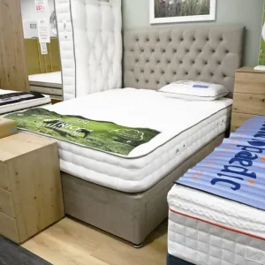 Double Divan Bed with Mattress – Ready to Use, No Assembly